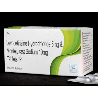 Levocetirizine Hydrochloride 5 mg & Montelukast Sodium 10 mg IP Tab