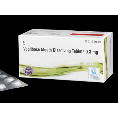 Voglibose 0.3 MG Mouth Dissolving Tab